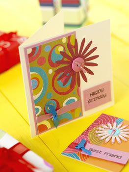 Funky Retro Birthday Card