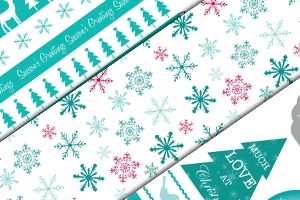 Scandi Christmas Sentiments & Free Papers