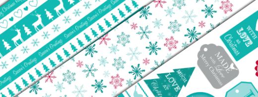 Scandi Christmas Sentiments & Free Papers