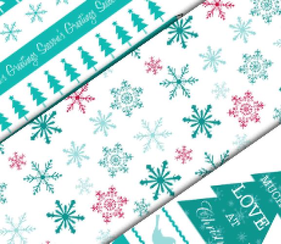 Scandi Christmas Sentiments & Free Papers