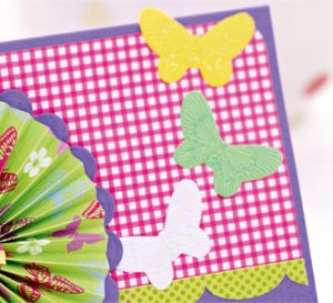 Concertina Folded Pinwheel Birthday Card