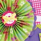 Concertina Folded Pinwheel Birthday Card