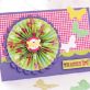 Concertina Folded Pinwheel Birthday Card