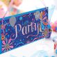 Vibrant Pen Painted Party Set
