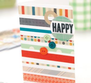 Contemporary Men’s Birthday Card