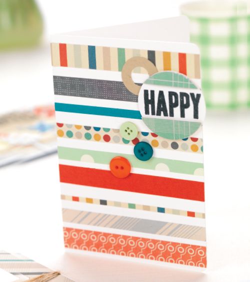 Contemporary Men’s Birthday Card