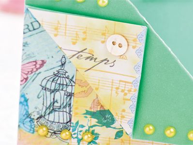 Folded Vintage Card Design