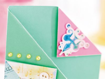 Folded Vintage Card Design