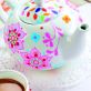 Pink Floral Ceramic Tea Set Pen Painting Tutorial