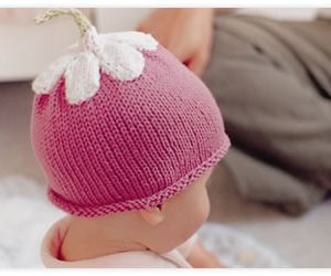 Spring Flower Crochet Baby Hat Free Pattern