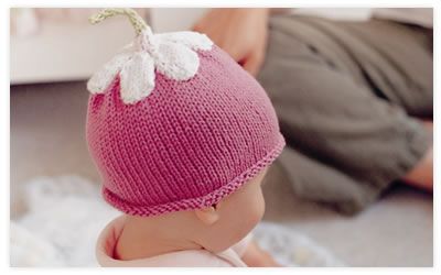 Baby hat flower cheap