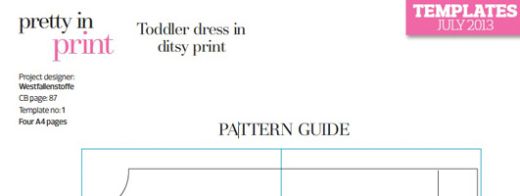 Crafts Beautiful July 2013 (issue 255) Template Pack
