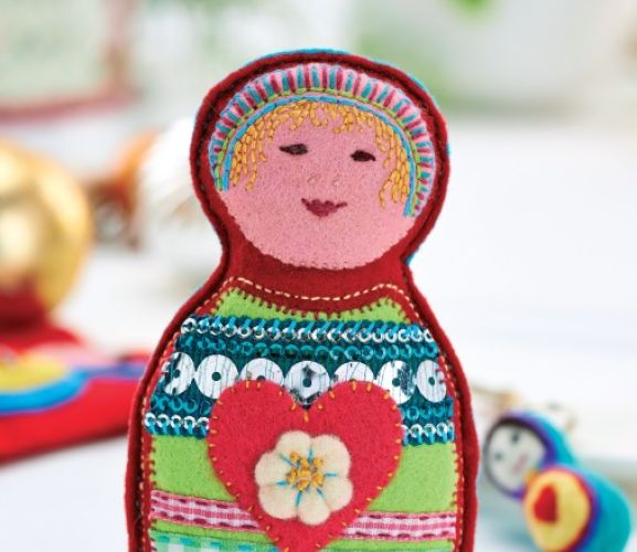 Felt Dolly Babuska Dollies