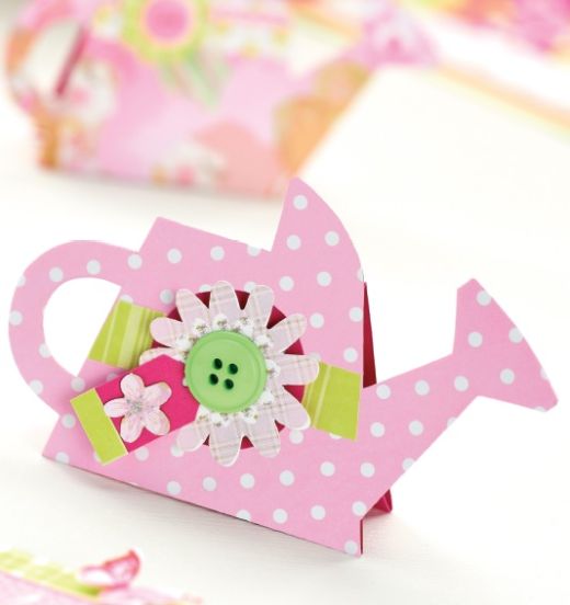 Watering Can Card Template