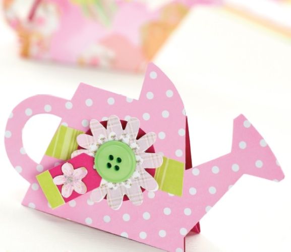 Watering Can Card Template