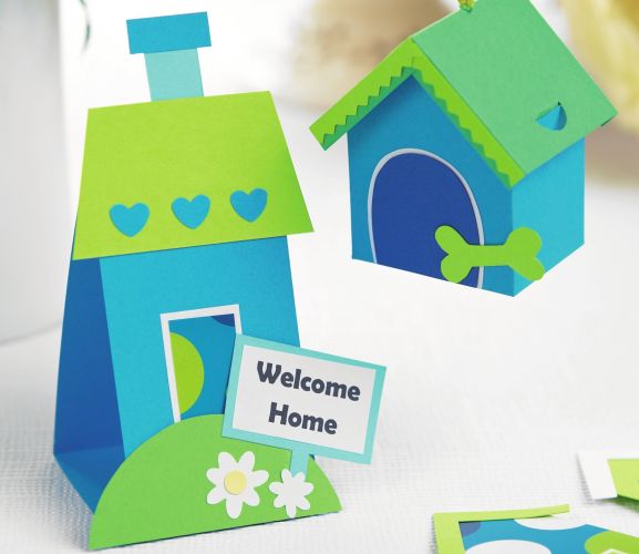 3-D House Warming Cards