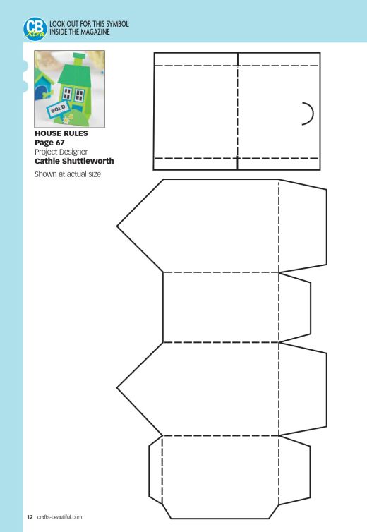 3-D House Warming Cards