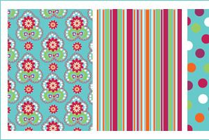 Crafts Beautiful July 2008 Template Pack & Free Papers