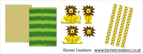 Lion Jungle Print Free Papers