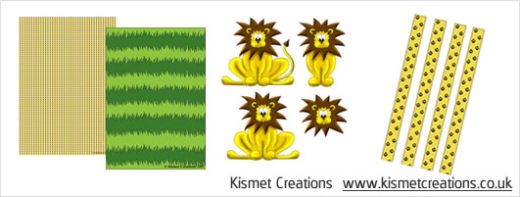 Lion Jungle Print Free Papers