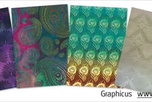 Bohemian Peacock Feather Themed Free Papers