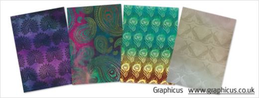 Bohemian Peacock Feather Themed Free Papers