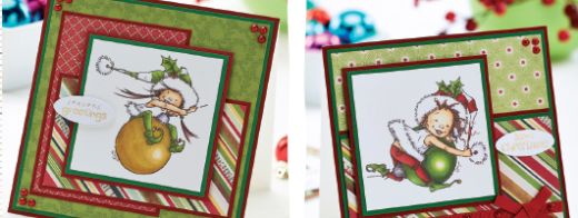 Simple Elf Christmas Cards Free Project