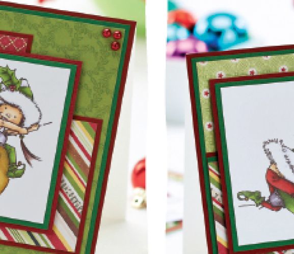 Simple Elf Christmas Cards Free Project