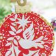 Pen Painted Wooden Blank Christmas Decorations