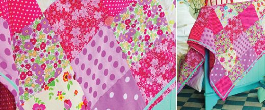 Chintzy Floral Summer Quilt Free Project