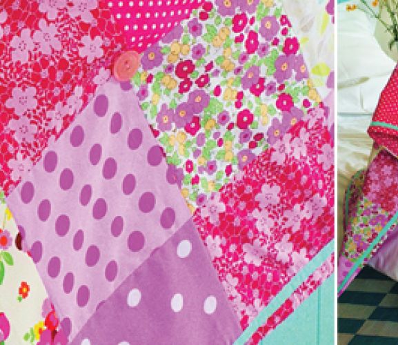 Chintzy Floral Summer Quilt Free Project