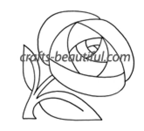Simple Rose Free Digital Stamp Simple Rose Free Digital Stamp