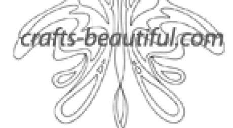 Intricate Butterfly Craft Transfer Intricate Butterfly Craft Transfer