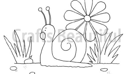 Snail Children’s Craft Free Download