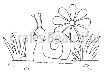 Snail Children’s Craft Free Download