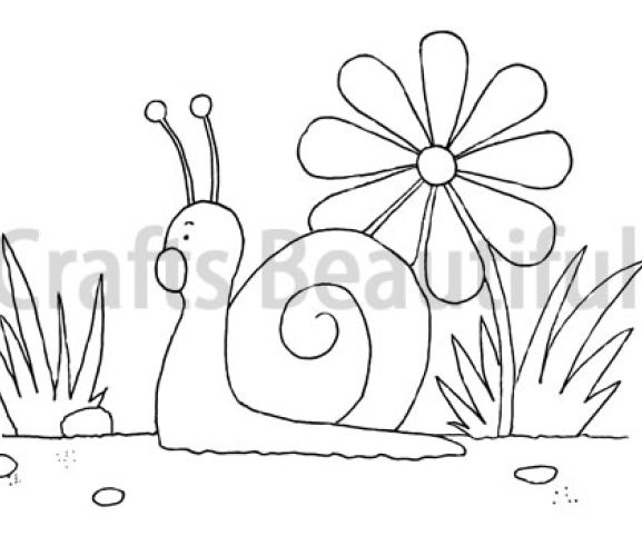 Snail Children’s Craft Free Download