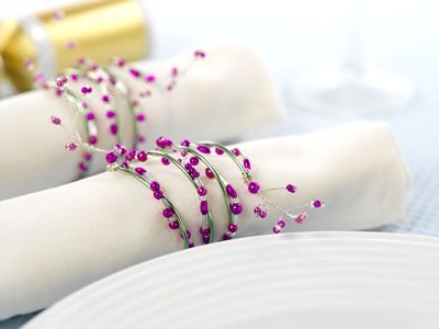 Beaded Napkin Rings