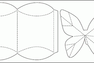 3-D Butterfly & Pillow Box Templates