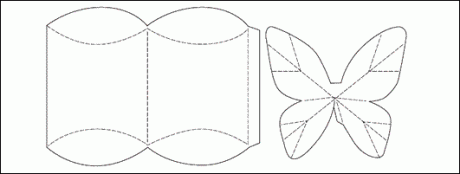 3-D Butterfly & Pillow Box Templates