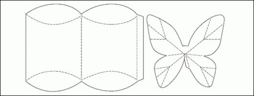 3-D Butterfly & Pillow Box Templates