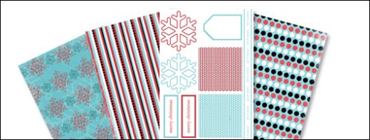 Crafts Beautiful November 2008 Template Pack & Free Papers