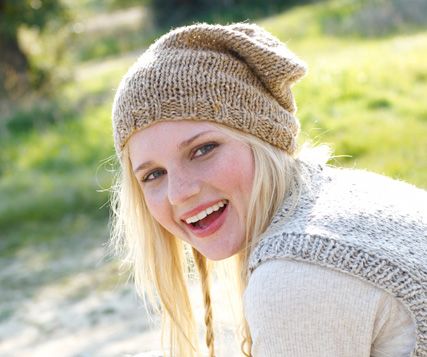 Modern Slouch Hat Free Pattern