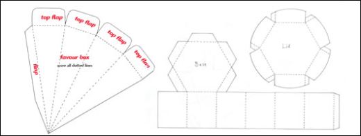 Basic Favour Box Template