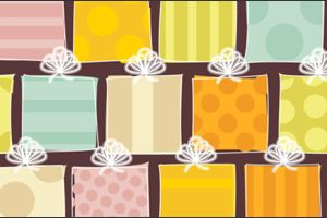 Gift Themed Modern Free Papers