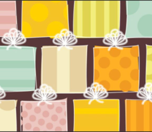 Gift Themed Modern Free Papers