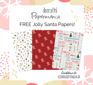 Countdown to Christmas: docrafts Jolly Santa Free Printable Papers