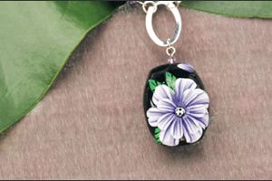 Polymer Clay Victorian Floral Necklace Free Project