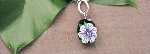 Polymer Clay Victorian Floral Necklace Free Project