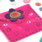 Felt Stitched Flower Card