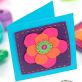 Felt Stitched Flower Card